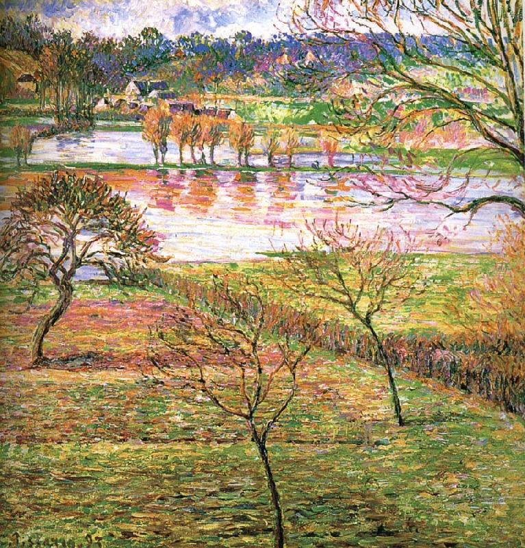 Camille Pissarro Flooding Germany oil painting art